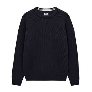 Weekend Offender Mens Morello Rib Knit Sweater / Navy